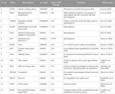 Differential protein repertoires related to sperm function identified in extracellular vesicles (EVs) in seminal plasma of distinct fertility buffalo (Bubalus bubalis) bulls